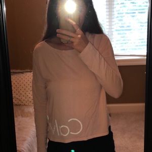 Calvin Klein Performance Blush Long Sleeve